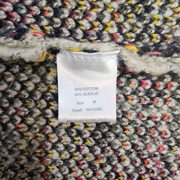 Woven Heart Boho Sweater M - Picture 6 of 7